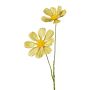 Rama decorativa de caléndula BOLHIN, verde metalizado, 55 cm