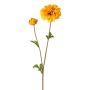 Flor decorativa Dalia AELAM, naranja, 65 cm