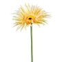 Flor decorativa Gerbera FELISY, amarilla, 65 cm