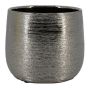 Maceta TAMSIN, cerámica, plateada, 12,5 cm, Ø 13,2 cm