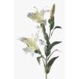 Lirio artificial KIRSTEN, blanco, 85cm, Ø15cm
