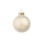 Bola de Navidad CLARIBELLE, mate, 15 unidades, color champán, Ø 8 cm
