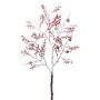 Rama artificial enebro BLANTOR, bayas, piñas, congelada, blanca, 80 cm