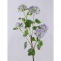 Flor decorativa bola de nieve SINDARA, lila-blanca, 85 cm