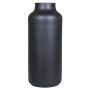 Jarrón de mesa SIARA de vidrio, negro-mate, 35cm, Ø15cm