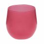 Portavelas BELISARIO, vidrio, rosa, 8,5 cm, Ø 7,5 cm