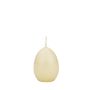 Velas para huevos de Pascua LEONITA, color crema, 6 cm, 4,5 cm, 7 h - Fabricadas en Alemania