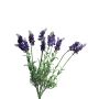 Lavanda artificial MINGMAO en varilla de ajuste, morado oscuro, 40cm