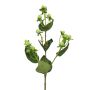 Rama artificial de hierba de San Juan YAZHEN con frutos, verde, 45cm