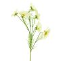 Rama artificial de cosmos YUNIAN, crema, 75cm
