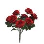 Rosal artificial KAILIN en varilla de ajuste, rojo, 40cm