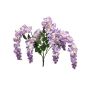 Rama decorativa de wisteria JIALAN, púrpura, 75cm