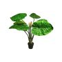 Planta falsa de Alocasia Calidora SHIQI, flores, maceta decorativa, verde, 105cm