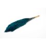 Manojo de juncos secos DONJETA, azul petróleo, 70-80 cm, Ø 15 cm