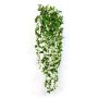 Viña colgante artificial SICHIA, vara de fijación, verde-blanco, 95cm