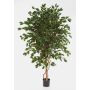 Ficus artificial DAMINO, troncos naturales, verde, 150cm
