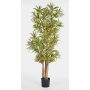 Dracaena reflexa sintética YASU, tronco natural, verde-amarillo, 120cm