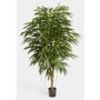 Longifolia reina artificial HISA, tronco natural, verde, 180cm