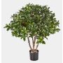 Bonetero artificial RIKU, tronco natural, verde-blanco, 75cm, Ø75cm
