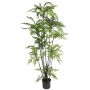 Planta falsa helecho de cuero JIYANG, tronco artificial, verde, 150cm