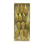 Capullos de magnolias artificiales ANYILIN, 12 piezas, crema-marrón