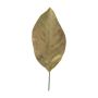 Hoja de magnolia artificial SHIJUN, 12 piezas, oro, 30cm