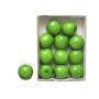 Manzanas artificiales WENHENG, 12 piezas, verde claro-brillante, Ø8cm