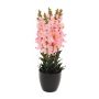 Antirrhinum artificial SABINA en maceta decorativa, rosa-fucsia, 60cm, Ø8cm