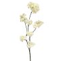 Rama artificial de ciruelo OUNALI con flores, blanca, 85cm