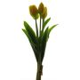 Tulipán artificial LIBIA, amarillo-verde, 35cm