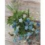 Ramo de nomeolvides textil OMARA, azul, 20cm