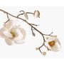 Magnolia artificial KOSTAS, crema, 55cm, Ø5-8cm