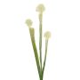 Suculenta artificial Sarracenia SIMANA con varilla, blanco y verde, 65 cm