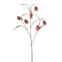 Flor textil de fritillaria TIMANO, rojo-rosa, 60cm