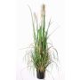 Carrizo artificial EYOTA con panículas, verde-marrón, 120cm