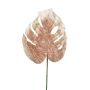 Hoja de filodendro artificial Monstera Deliciosa AOSHUN, rosa, 70cm