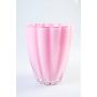 Jarrón de cristal BEA, rosa, 17 cm, Ø 14 cm