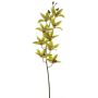 Rama decorativa de orquídea cymbidium YAMEI, verde-rosa, 80cm