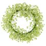 Corona de gypsophila artificial NALIAN, crema, Ø25cm