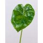 Hoja de anturio artificial GÜLSAH, verde, 65cm