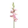 Gladiolo artificial KIVANA, rosa-blanco, 90 cm