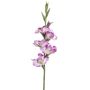 Gladio artificial KIVANA, lila y blanco, 90 cm