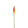 Flor decorativa lirio antorcha MAVORA, rojo-naranja, 80 cm