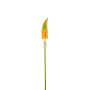 Flor decorativa lirio antorcha MAVORA, verde-amarillo, 80 cm