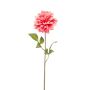 Flor artificial Dahlia REFOLG, coral, 70 cm