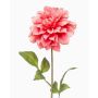 Flor artificial Dahlia REFOLG, coral, 70 cm