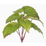 Begonia artificial KATRICE en varilla, difícilmente inflamable, verde, 25cm