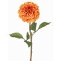 Flor artificial dalia BREDANA, naranja, 60cm, Ø11cm