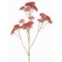 Rama decorativa de milenrama ORTEGA, rosa palo, 75cm, Ø7-13cm