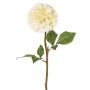 Flor artificial dalia BREDANA, crema, 60 cm, Ø 11 cm